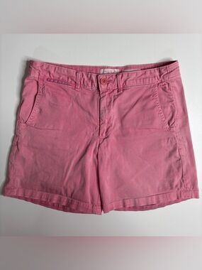 Anthropologie Chino Pink Shorts Size 27 Relaxed Fit